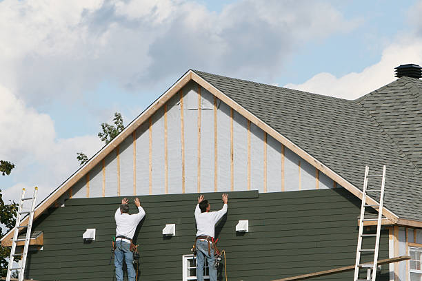 Professional Emergency Siding Repair technician working in Wickliffe, OH